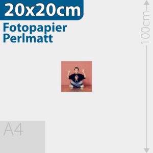Poster 20x20cm Fotopapier perlmatt