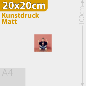 Poster 20x20cm Kunstdruck matt