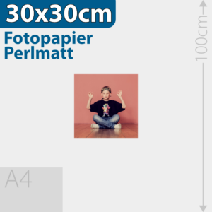 Poster 30x30cm Fotopapier perlmatt