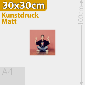 Poster 30x30cm Kunstdruck matt