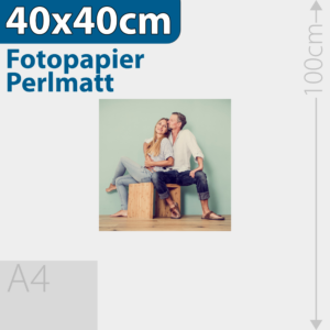 Poster 40x40cm Fotopapier perlmatt