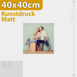 Poster 40x40cm Kunstdruck matt