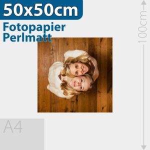 Poster 50x50cm Fotopapier perlmatt