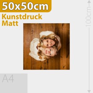 Poster 50x50cm Kunstdruck matt